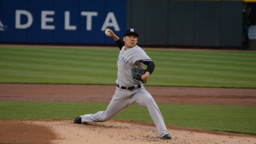Masahiro Tanaka delivers pitch