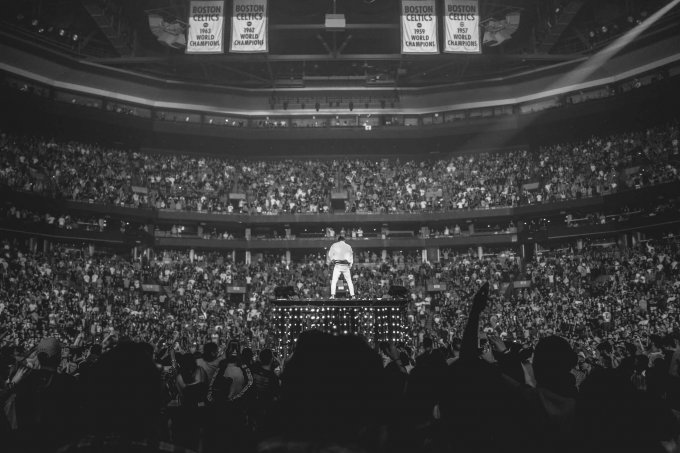 Kendrick Lamar, during his DAMN. tour.