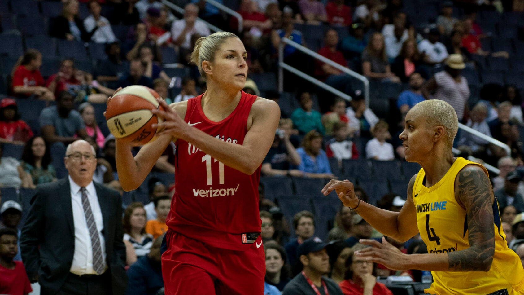 Elena Delle Donne leads the Mystics in scoring this season