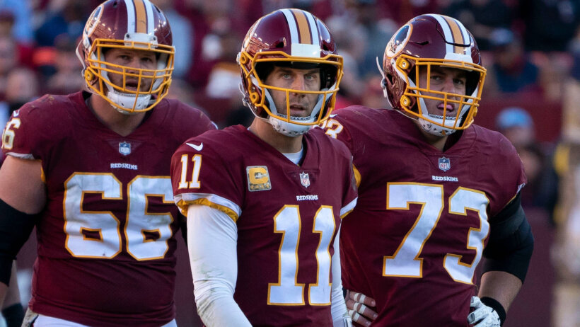Alex Smith and the battered Washington Redskins o-line