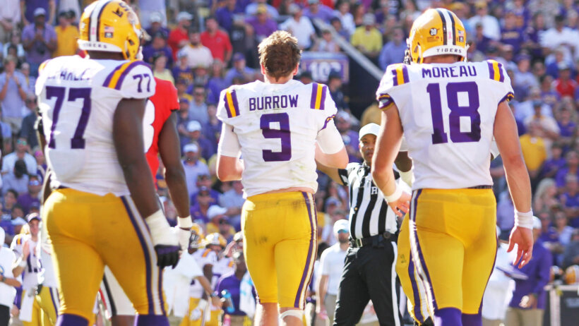 LSU Tigers football quarterback Joe Burrow