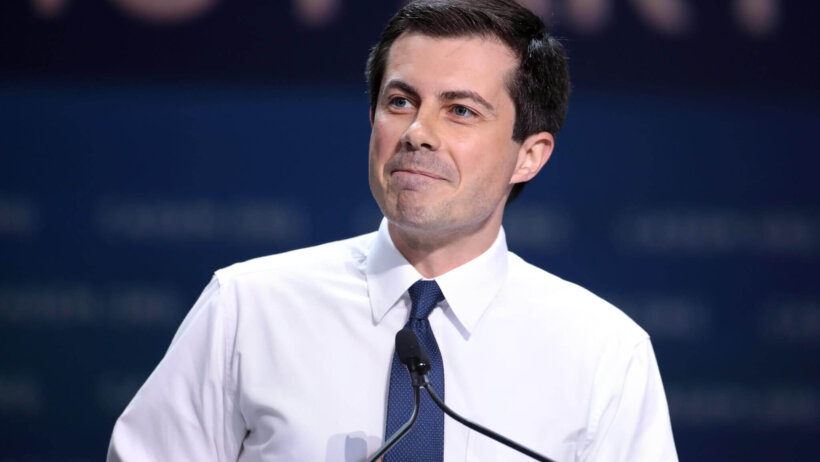 Pete Buttigieg speaking