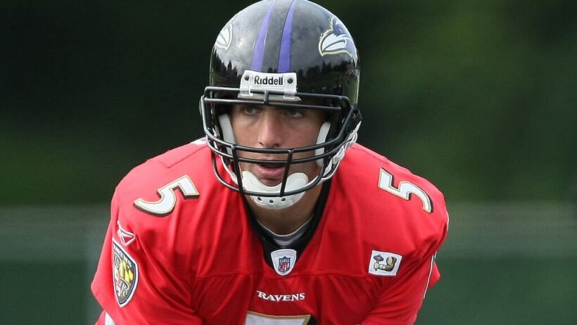 Joe Flacco of the Baltimore Ravens