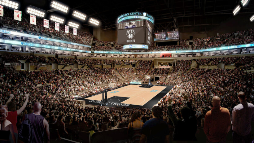 The Barclays Center in Brooklyn
