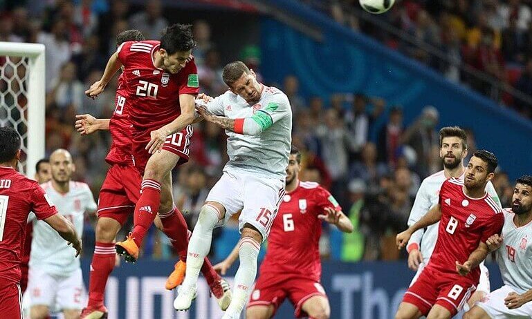 Spain vs Iran at World Cup