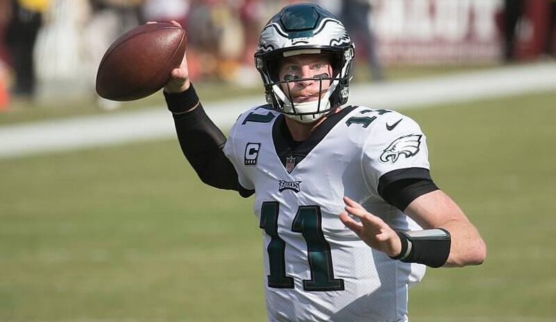 Carson Wentz of the Philadelphia Eagles