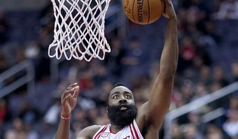 James Harden layup