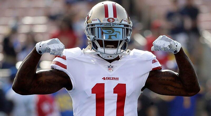 Marquise Goodwin, wide receiver of the San Francisco 49ers
