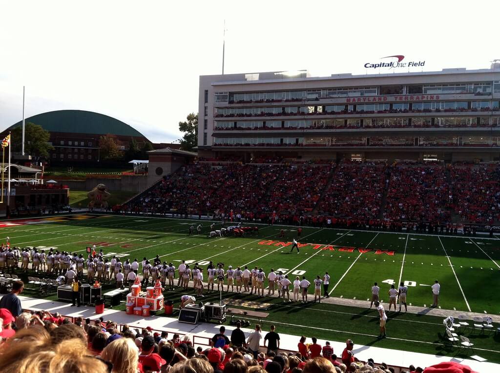 Capital One Field view from the bleachers