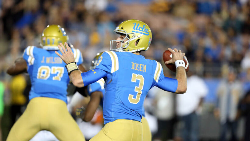 Josh Rosen throwing
