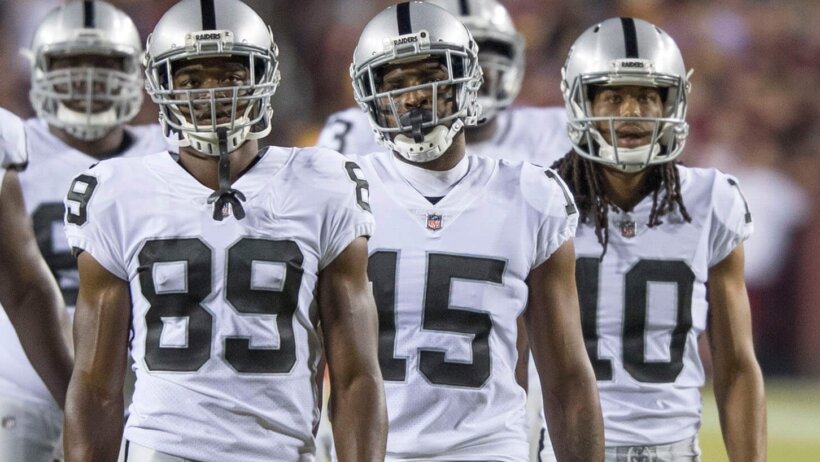 Amari Cooper during his time with the Raiders.