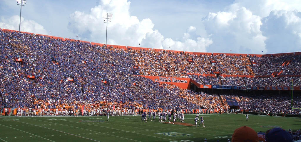 Ben Hill Griffin Stadium, home of the Florida Gators
