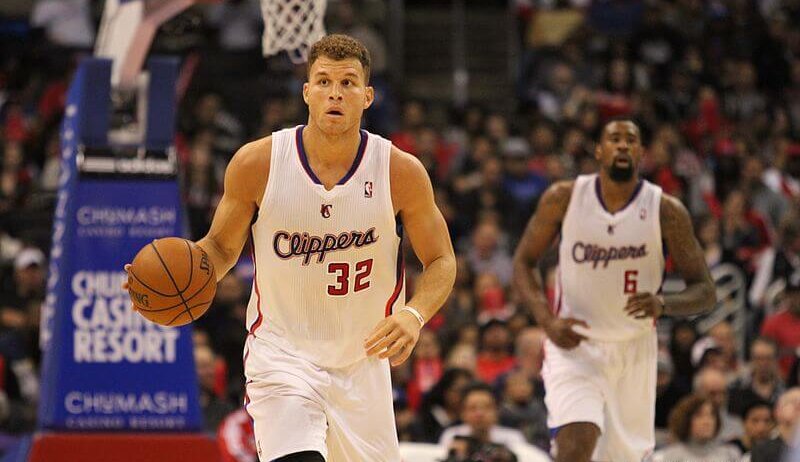 Blake Griffin brings the ball up the court