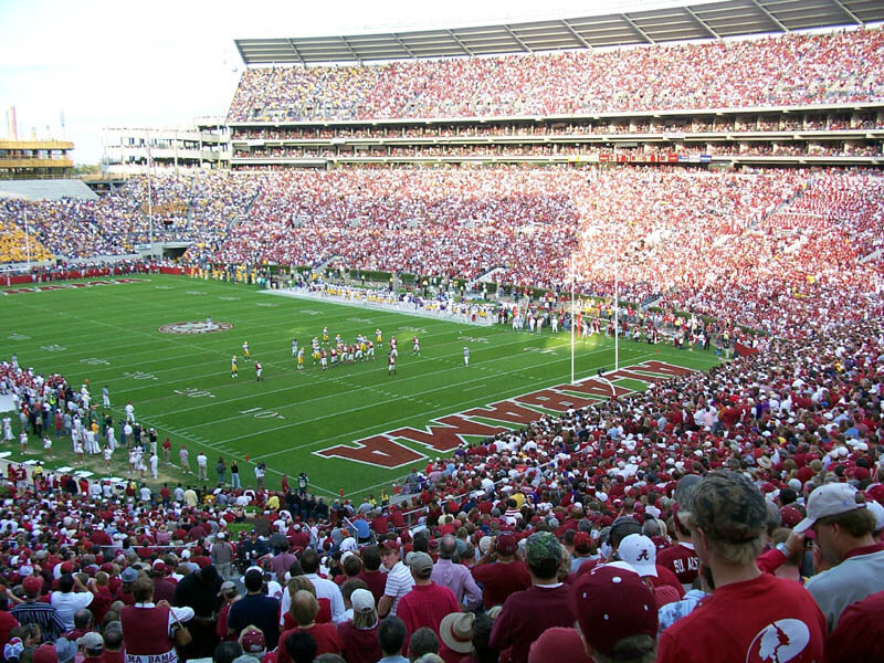 Alabama vs LSU at Bryant-Denny Stadium