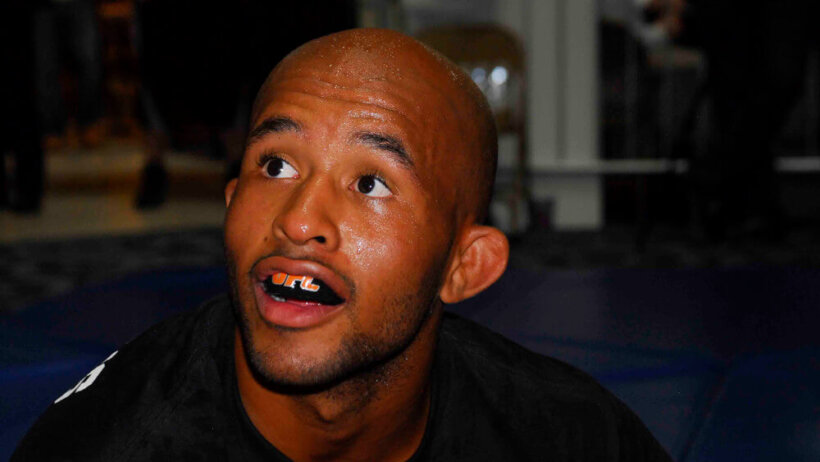 June 6, 2012 Demetrious Johnson participated in UFC's Open Workout at the Sawgrass Mills Mall in Sunrise, Florida. MCall vs Johnson June 8 for the UFC's Harley-Davidson Hometown Throwdown on FX June 8.****NO AGENTS----NORTH AND SOUTH AMERICA SALES ONLY----NO AGENTS----NORTH AND SOUTH AMERICA SALES ONLY****
