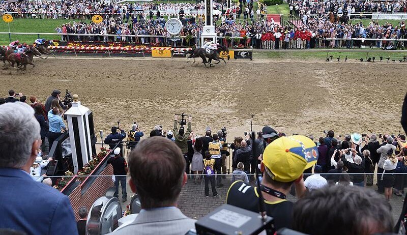 The Preakness Stakes takes place at Pimlico Race Course in Baltimore