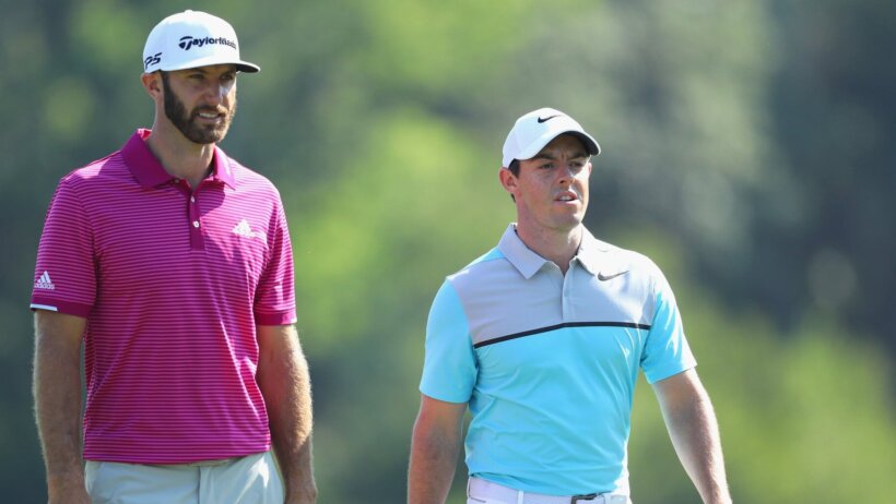 Dustin Johnson and Rory McIlroy