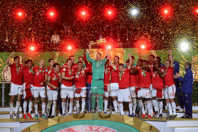 Bayern Munich celebrates