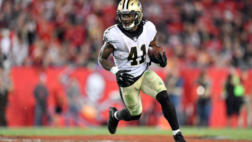 Alvin Kamara of the New Orleans Saints
