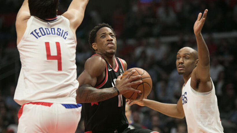 DeMar DeRozan of the Toronto Raptors