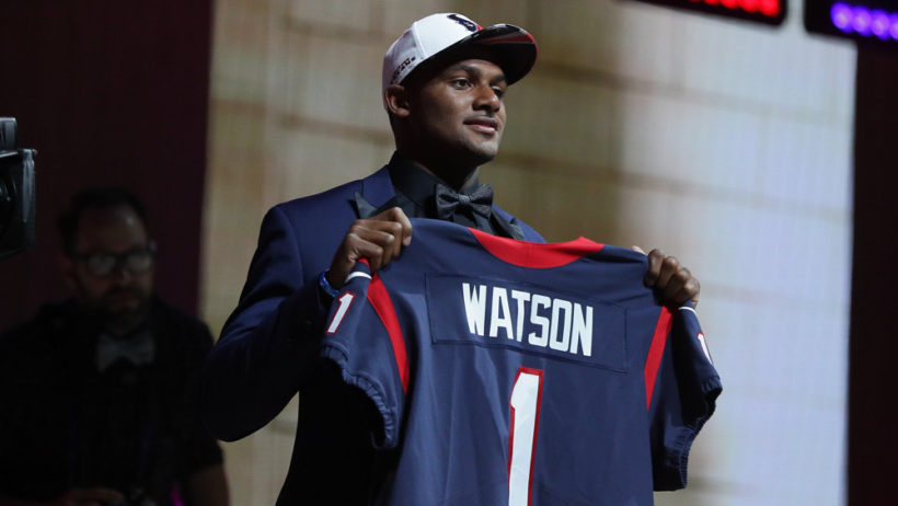 DeShaun Watson at the draft