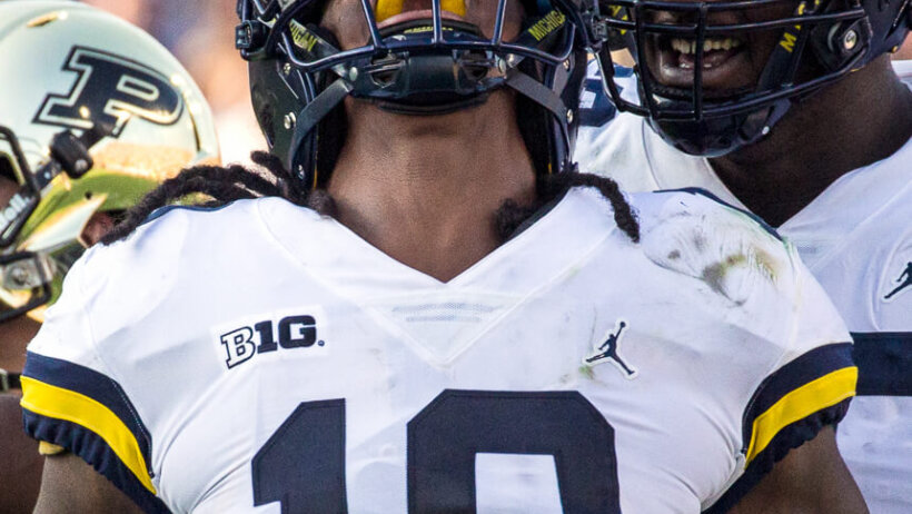 Devin_Bush_Jr during his time with the Michigan Wolverines.