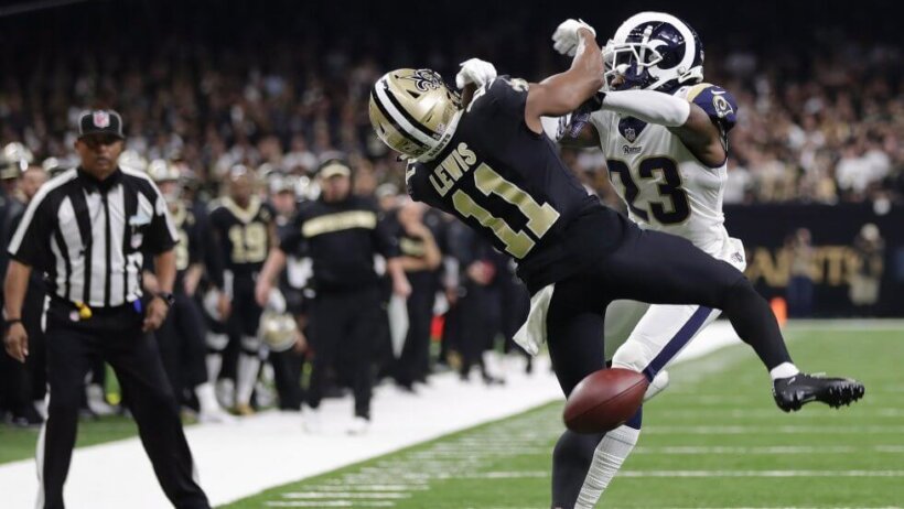 The blown pass interference call in the NFC Championship game that cost the Saints a trip to the Super Bowl