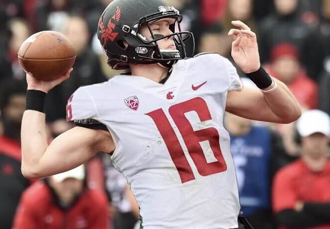 Gage Gubrud is in a three-way race to win a starting qb job