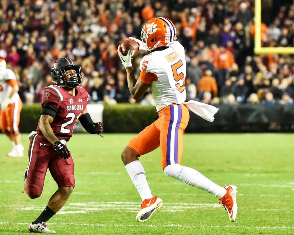 Te Higgins of Clemson