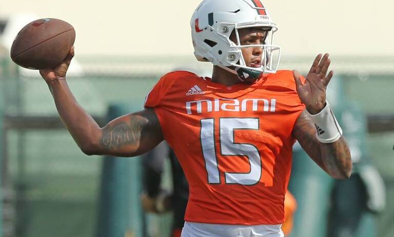 Jarren Williams throwing in practice