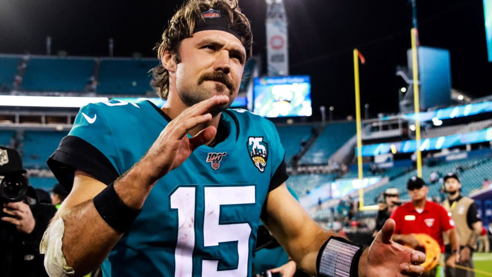 Gardner Minshew and his moustache are taking the NFL by storm