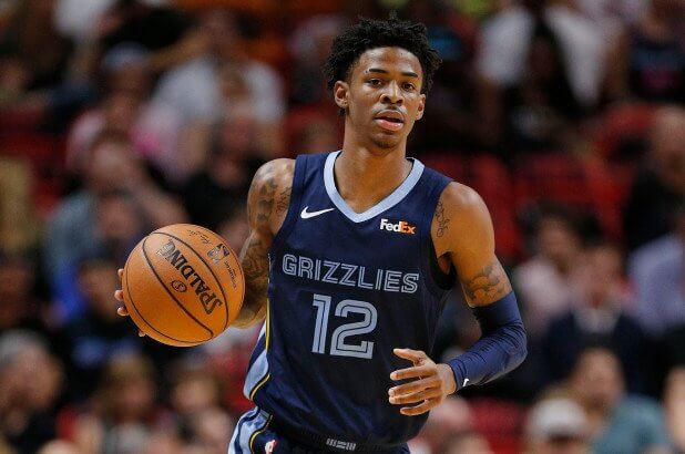 Ja Morant dribbling