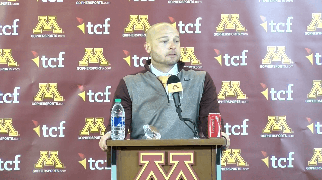 PJ Fleck at Minnesota