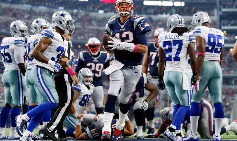Tom Brady vs the Dallas Cowboys