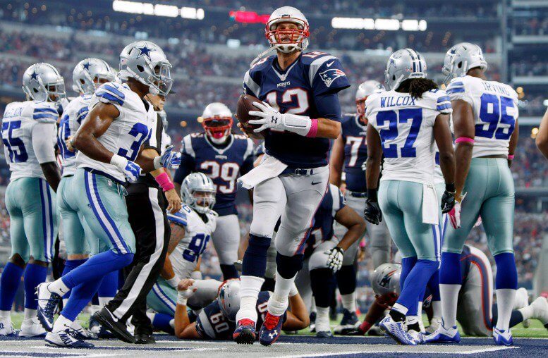 Tom Brady vs the Dallas Cowboys