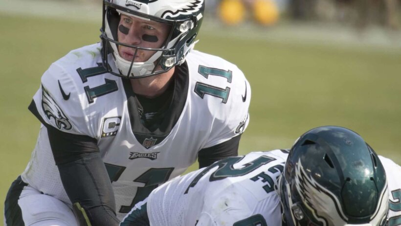 Carson Wentz under center