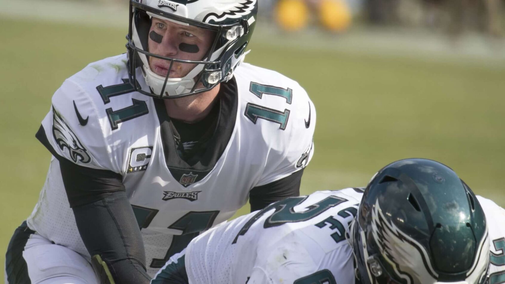 Carson Wentz under center.