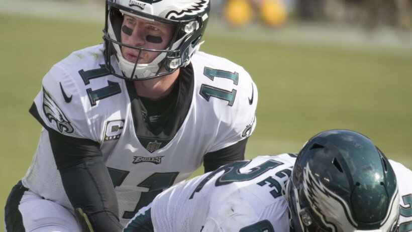 Carson Wentz under center.