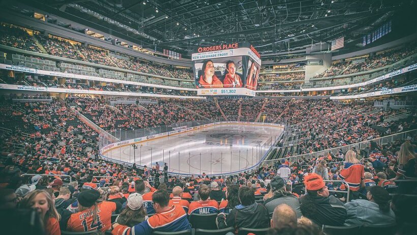 Edmonton Oilers Rogers Place arena