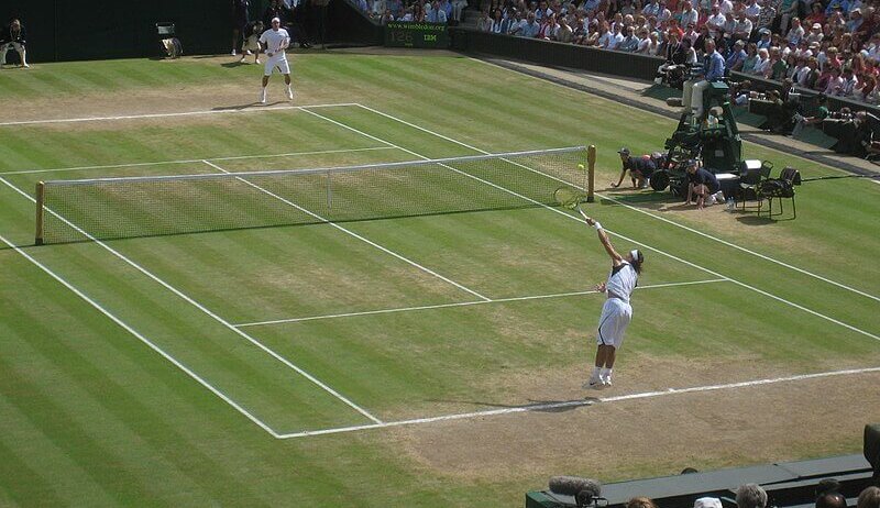 Federer and Nadal at Wimbledon