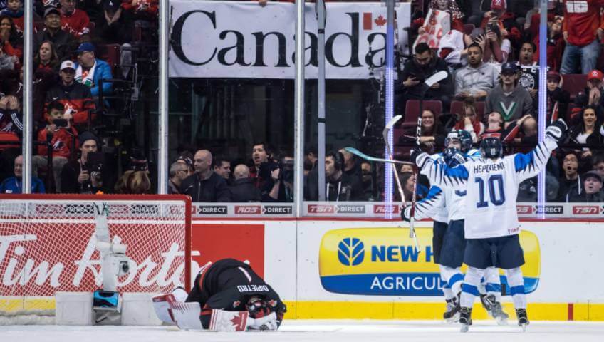 Finland beats Canada in 2019 World Juniors