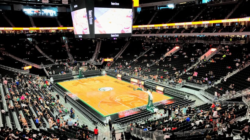 Fiserv Forum lower bowl