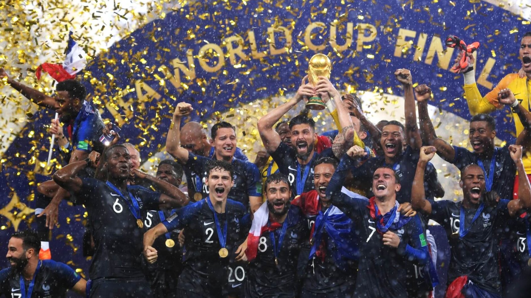 France 2018 World Cup celebration