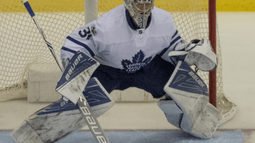 Leafs goalie Frederik Andersen