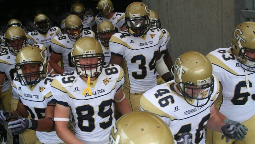 Georgia Tech takes the field