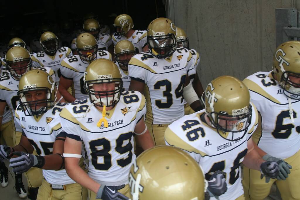 Georgia Tech takes the field
