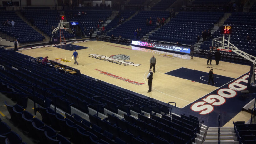 McCarthey Athletic Center at the University of Gonzaga.