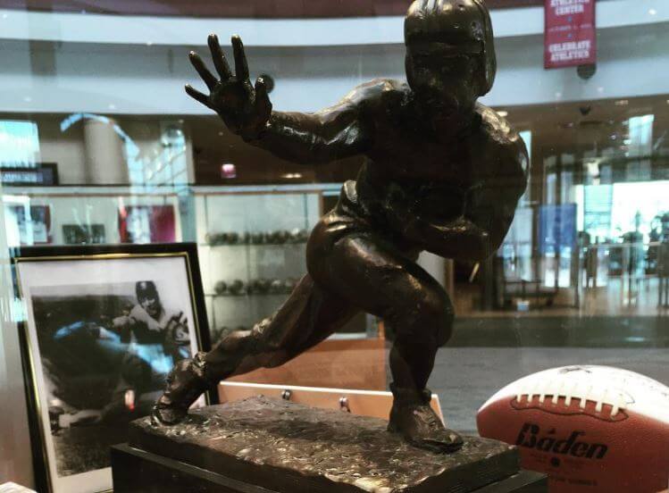 Jay Berwanger's 1935 Heisman Trophy.