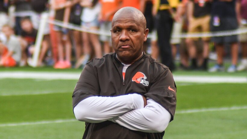 Hue Jackson of the Cleveland Browns
