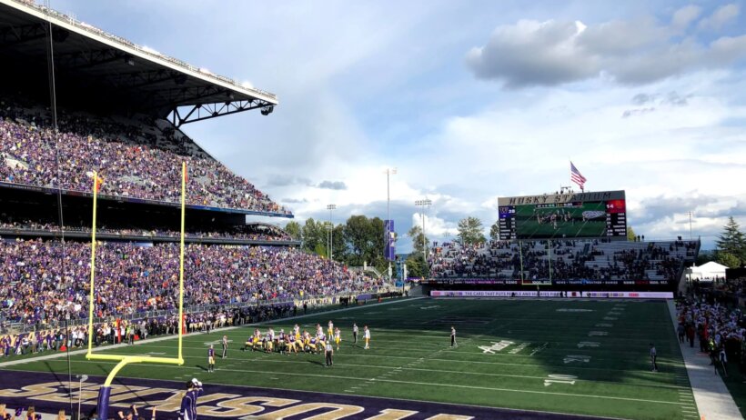 Husky Stadium, home of the Washington Huskies
